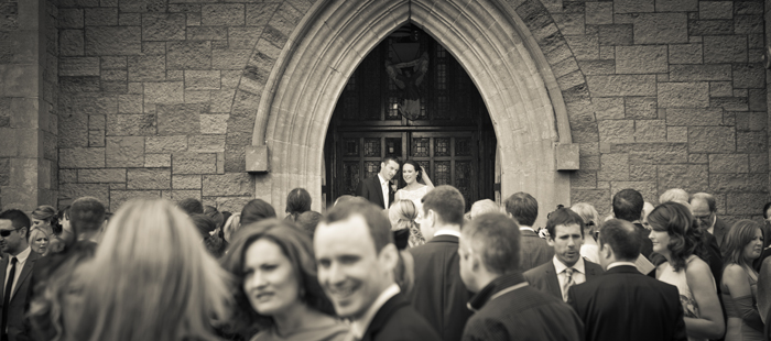 bride and groom wedding church ceremony